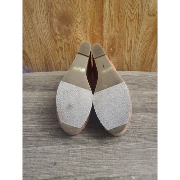 Just Fab Platform Wedge Peep Toe Shoes Pink Womens Size 6 - Picture 6 of 11